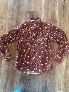 Kids Western Button-Up Shirt